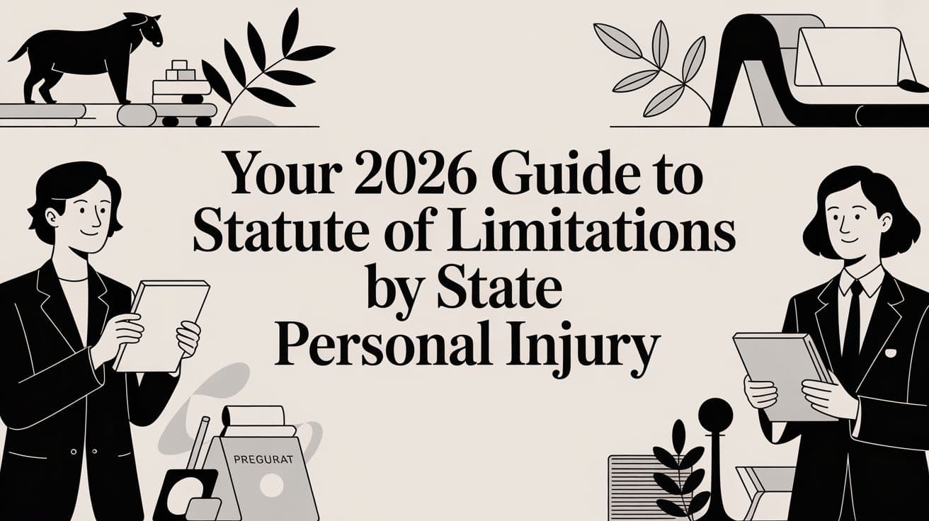 Your 2026 Guide to Statute of Limitations by State Personal Injury
