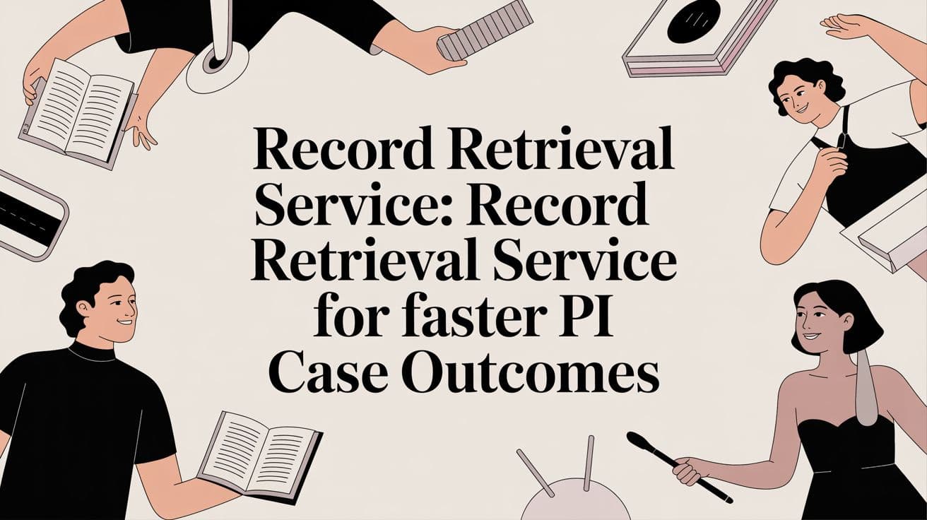 Record Retrieval Service: record retrieval service for faster PI case outcomes