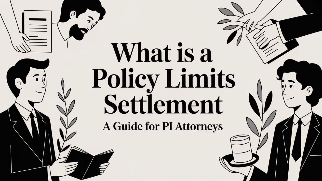What Is a Policy Limits Settlement A Guide for PI Attorneys