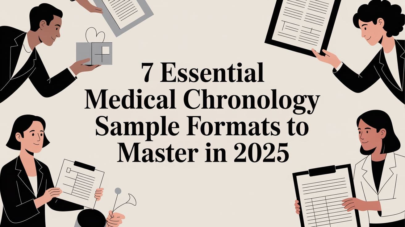 7 Essential Medical Chronology Sample Formats to Master in 2025