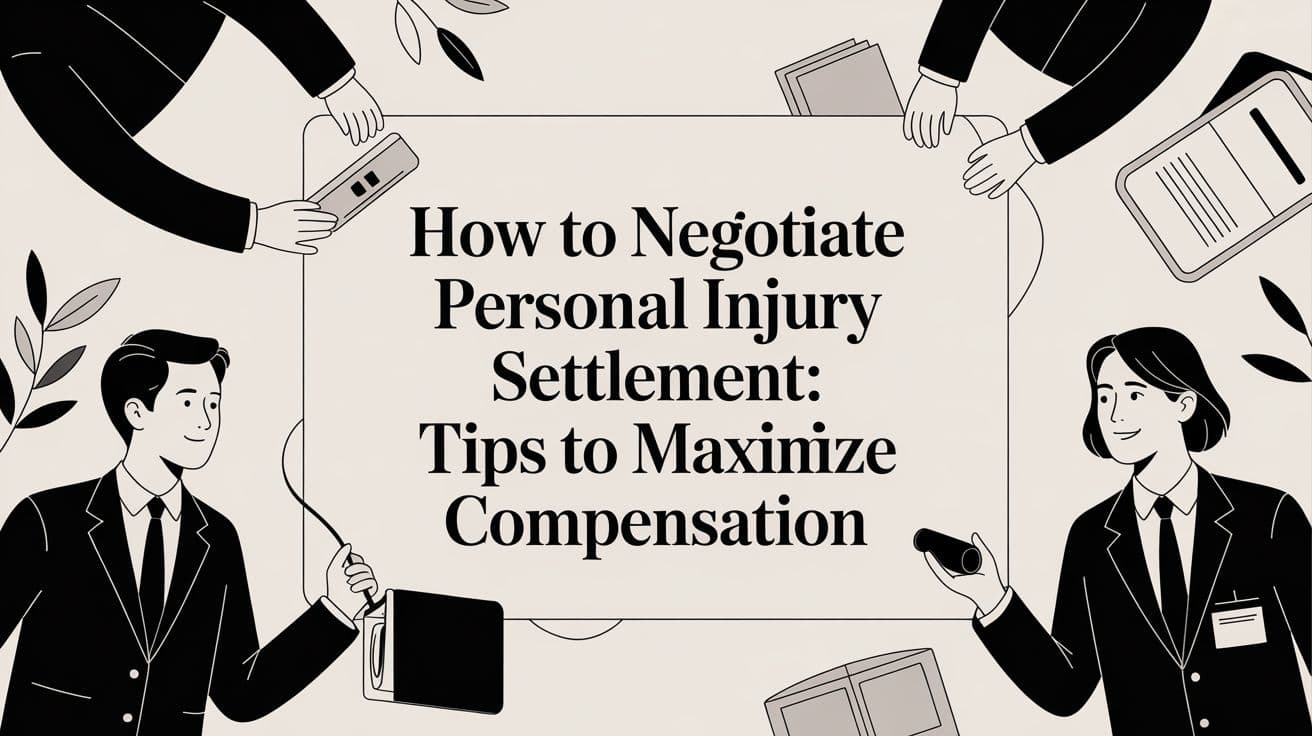 How to negotiate personal injury settlement: Tips to maximize compensation