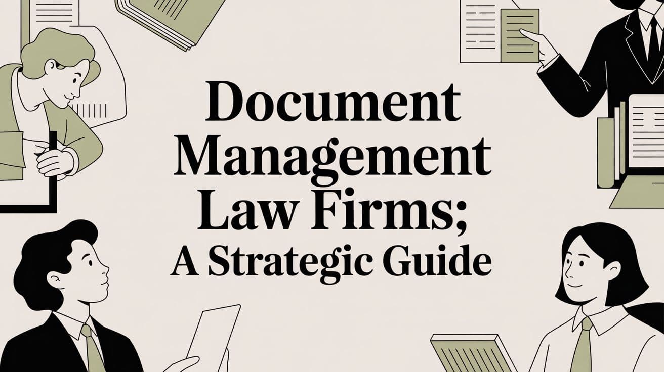 Document Management Law Firms: A Strategic Guide