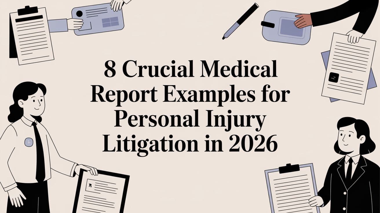 8 Crucial Medical Report Examples for Personal Injury Litigation in 2026