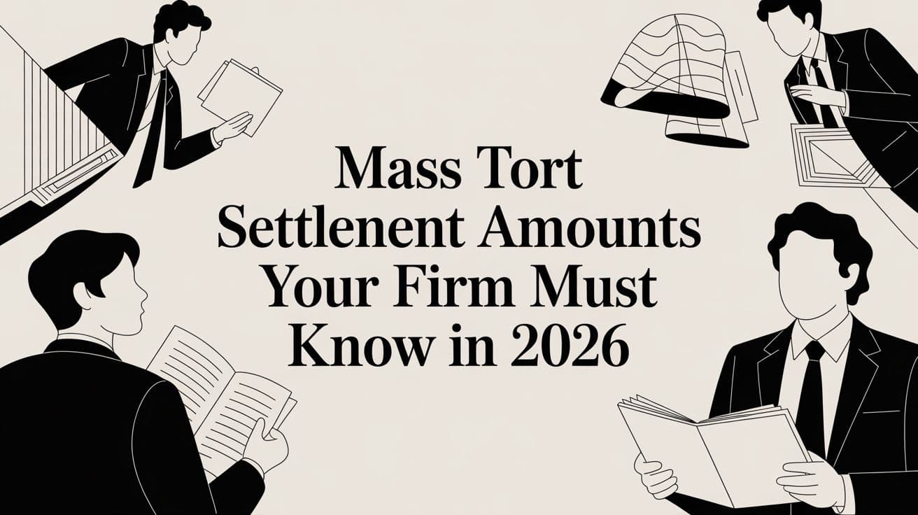 Mass Tort Settlement Amounts Your Firm Must Know in 2026
