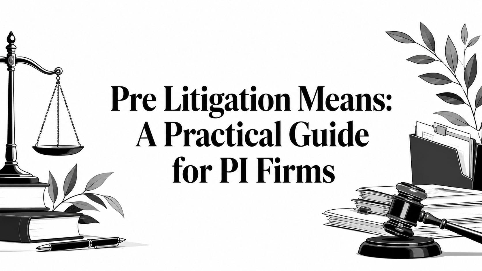 Pre Litigation Means: A Practical Guide for PI Firms