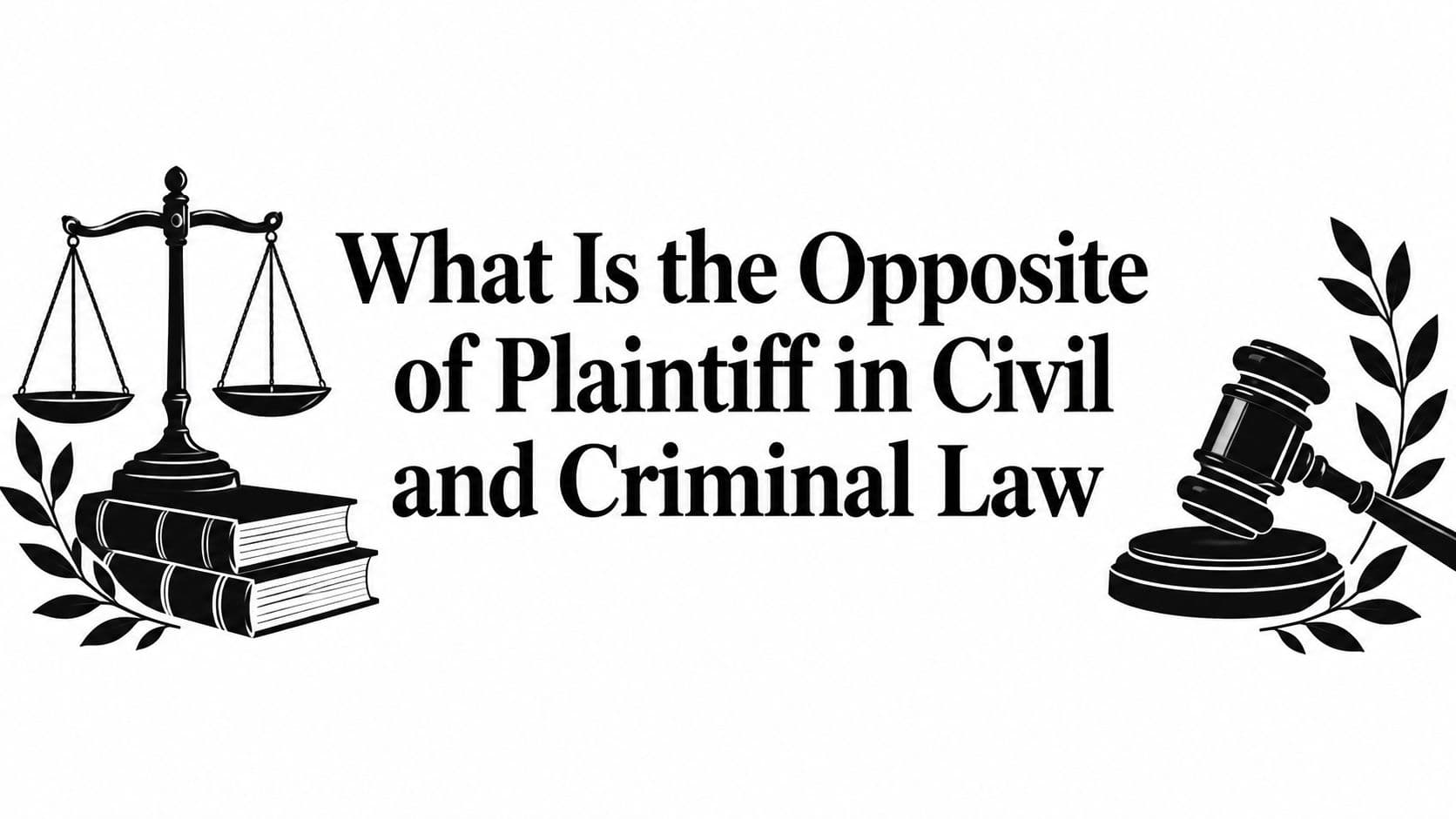 What Is the Opposite of Plaintiff in Civil and Criminal Law