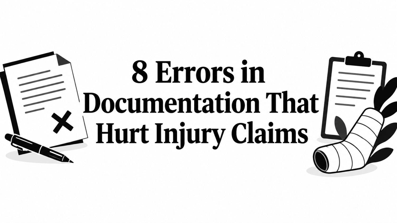 8 Errors in Documentation That Hurt Injury Claims