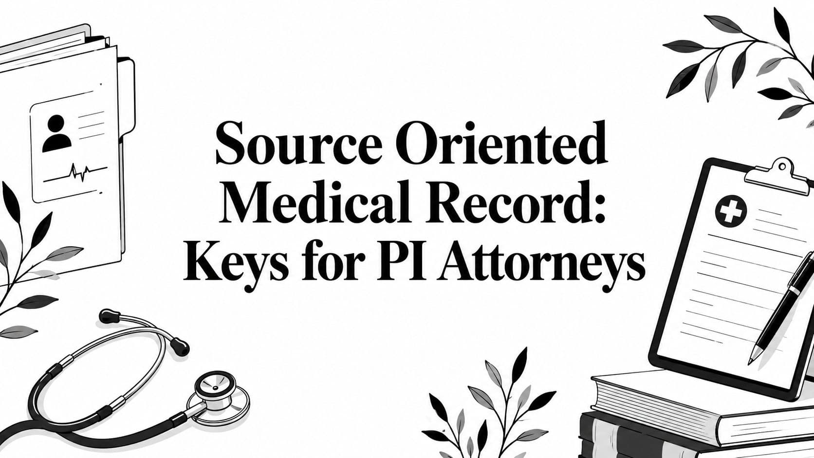 Source Oriented Medical Record: Keys for PI Attorneys