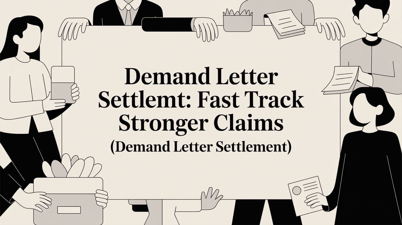 Demand Letter Settlement: Fast Track Stronger Claims (demand letter settlement)