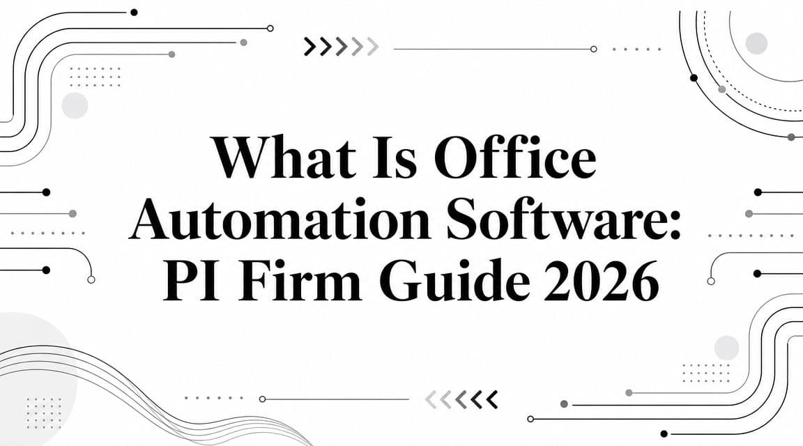 What Is Office Automation Software: PI Firm Guide 2026