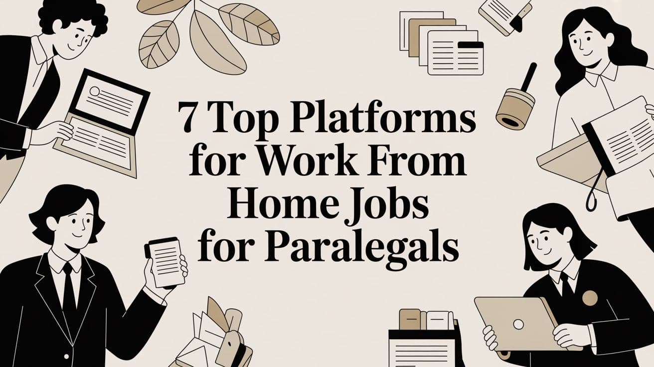 7 Top Platforms for Work From Home Jobs for Paralegals