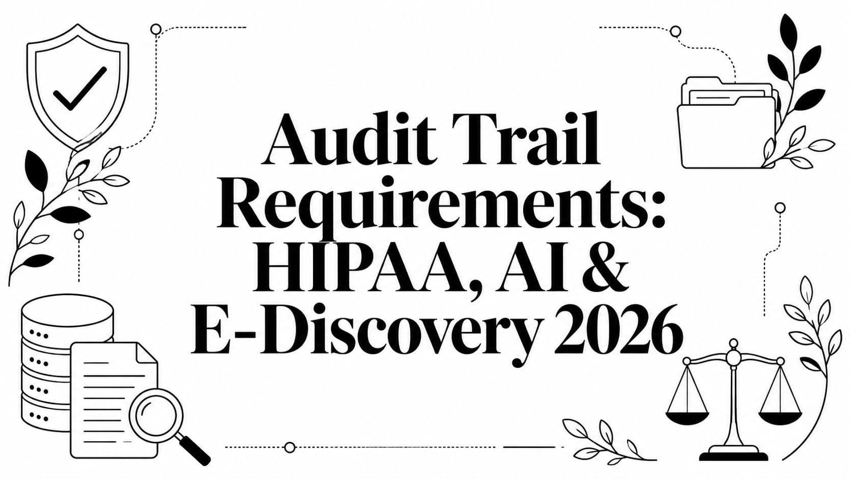 Audit Trail Requirements: HIPAA, AI & E-Discovery 2026