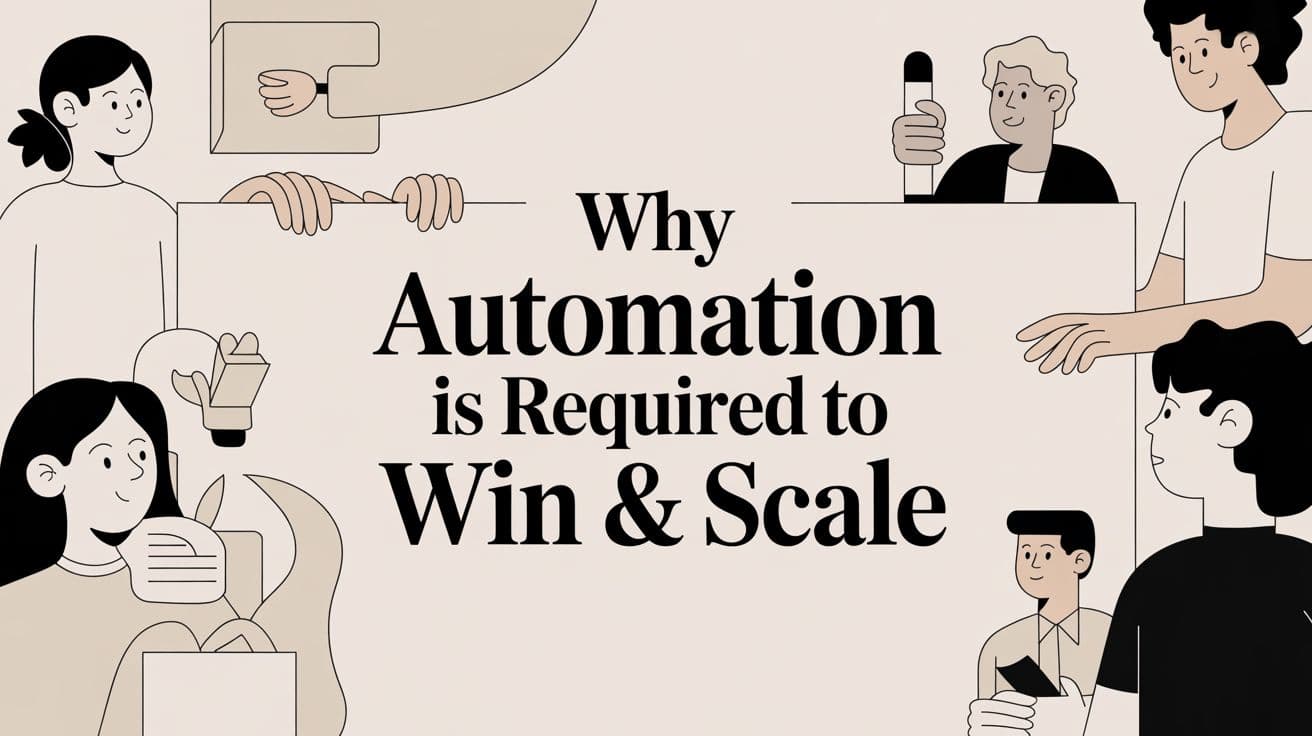 Why Automation Is Required to Win & Scale