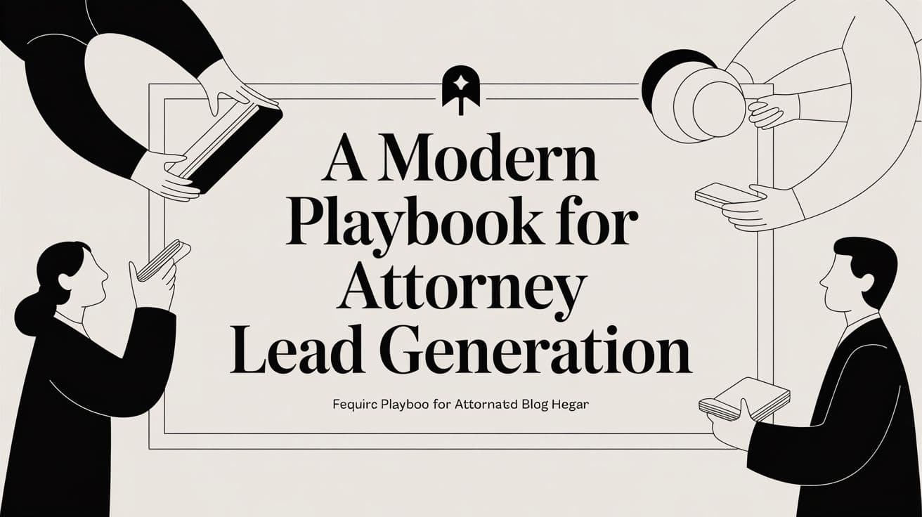 A Modern Playbook for Attorney Lead Generation