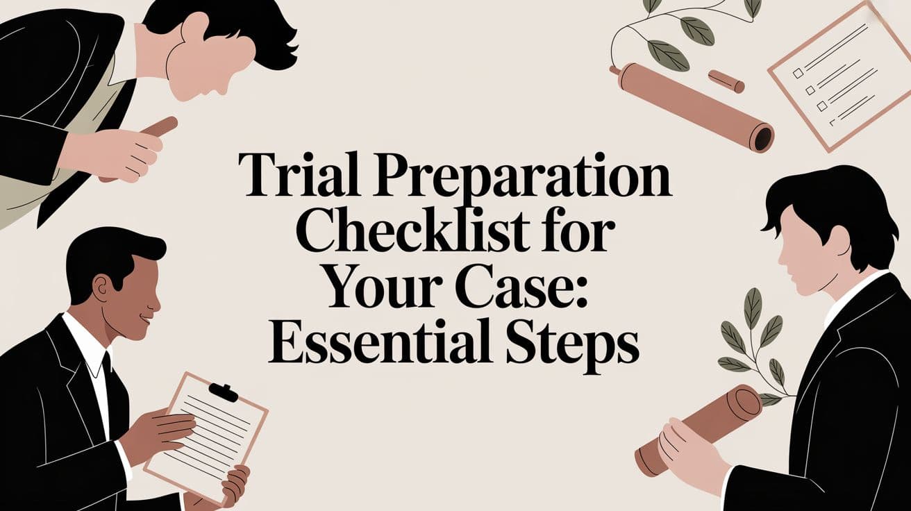 Trial Preparation Checklist for Your Case: Essential Steps