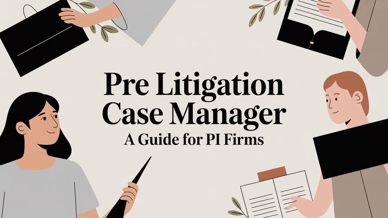 Pre Litigation Case Manager A Guide for PI Firms