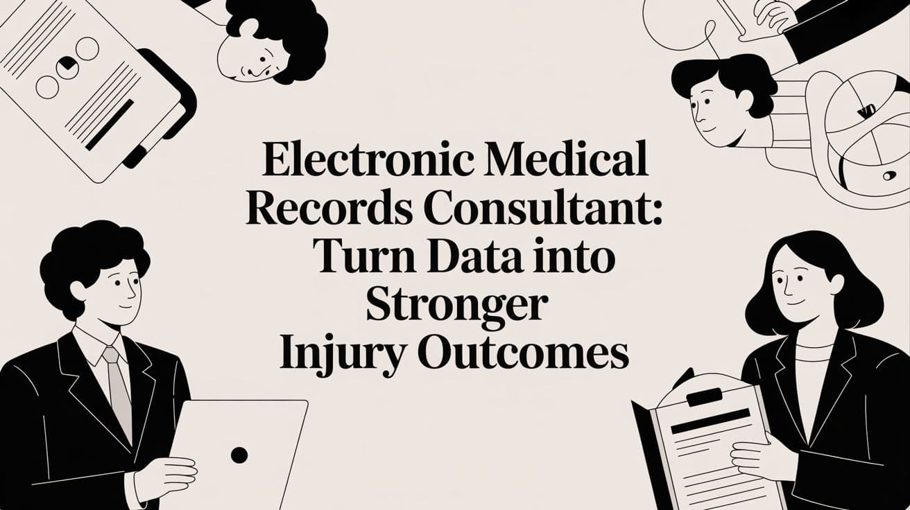 Electronic medical records consultant: Turn Data into Stronger Injury Outcomes