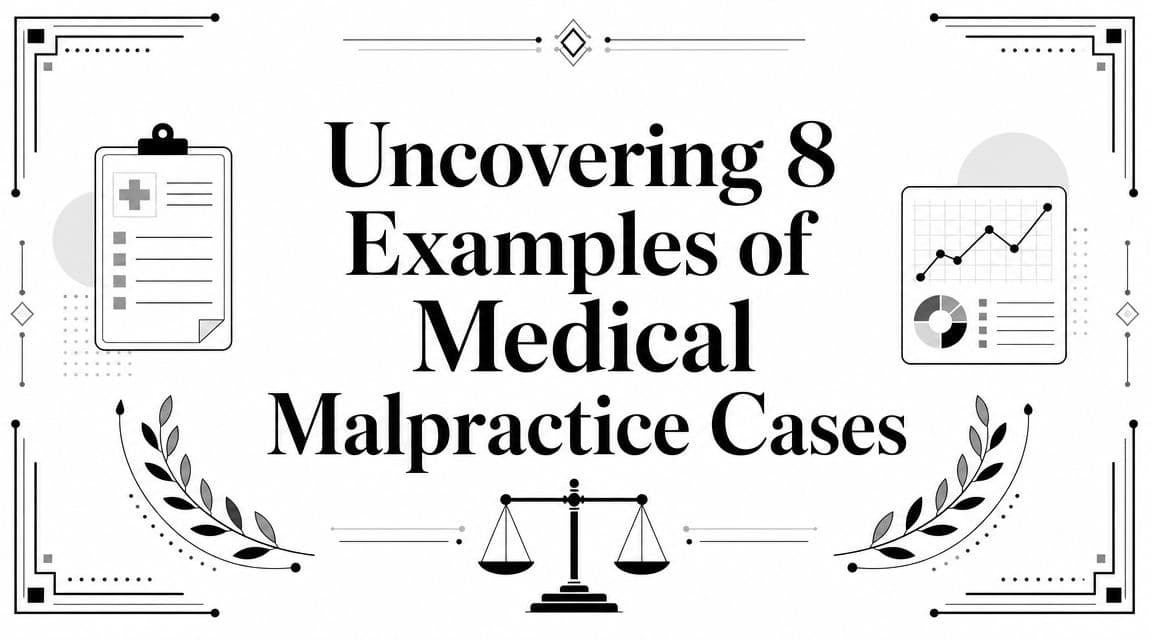 Uncovering 8 Examples of Medical Malpractice Cases