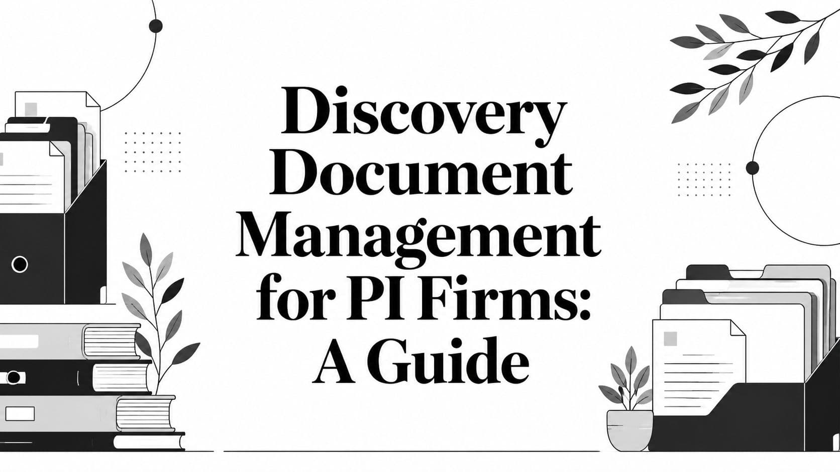 Discovery Document Management for PI Firms: A Guide