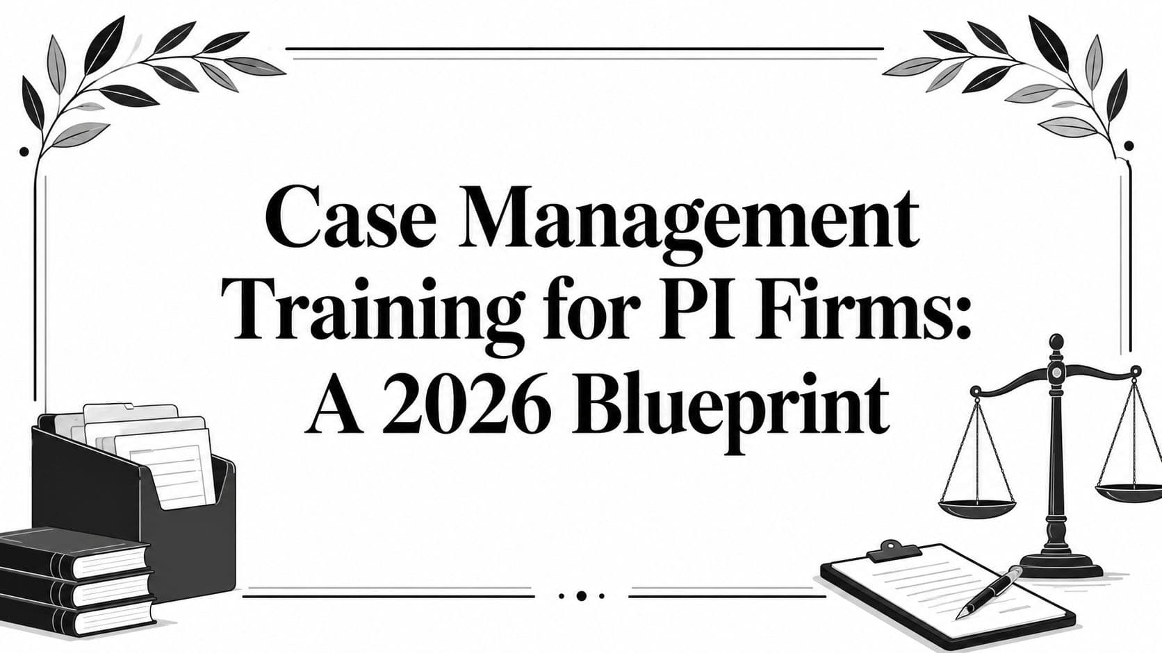 Case Management Training for PI Firms: A 2026 Blueprint
