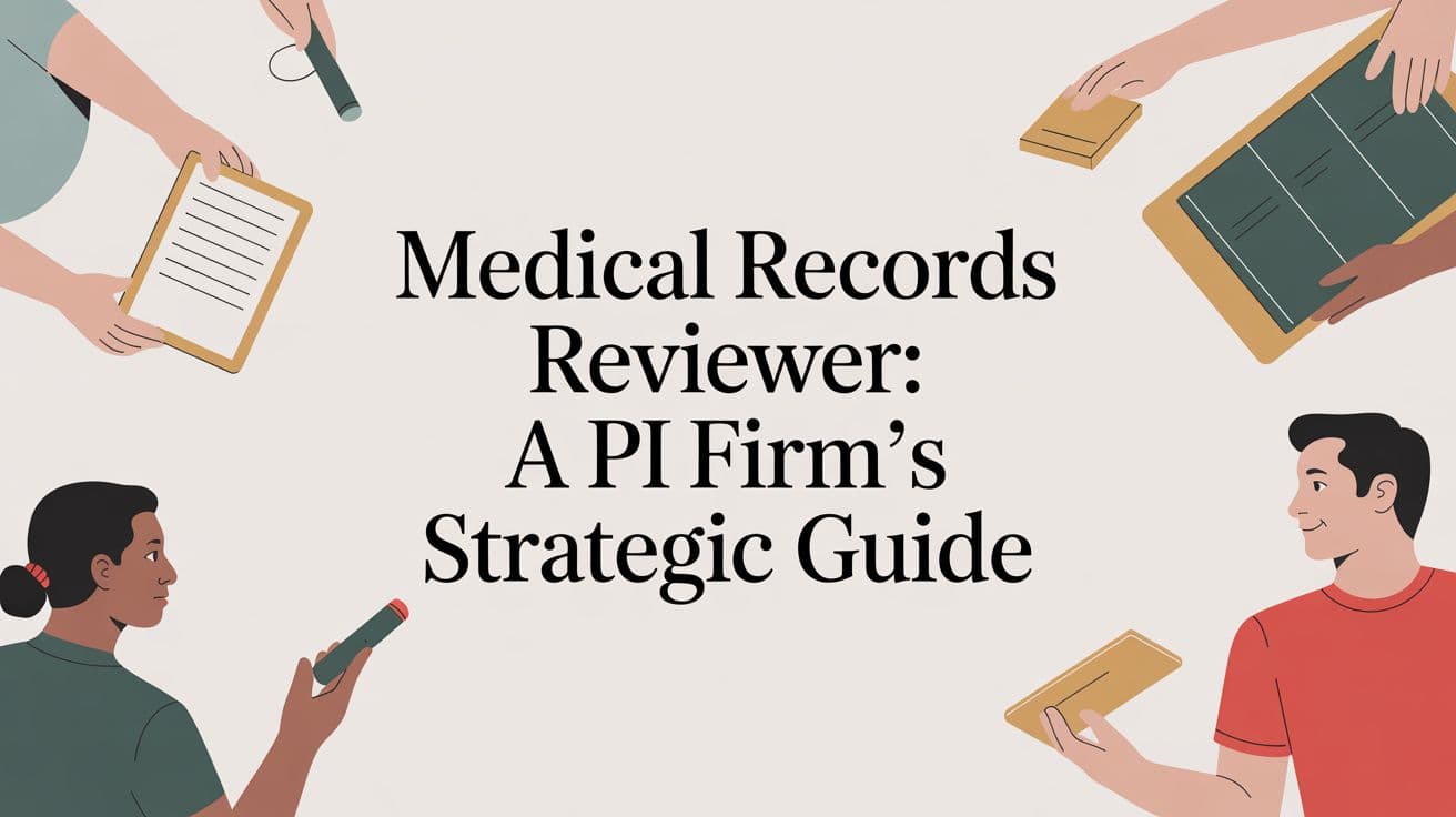 Medical Records Reviewer: A PI Firm's Strategic Guide