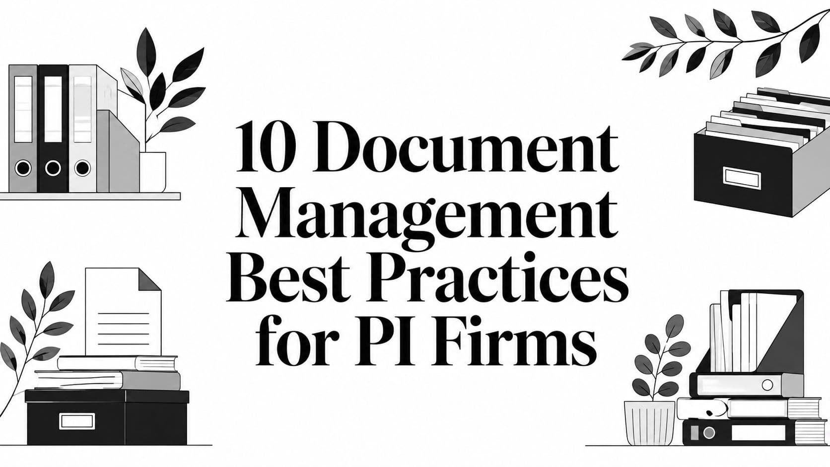 10 Document Management Best Practices for PI Firms