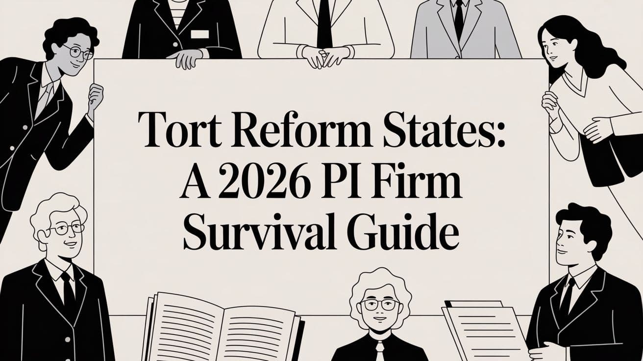 Tort Reform States: A 2026 PI Firm Survival Guide