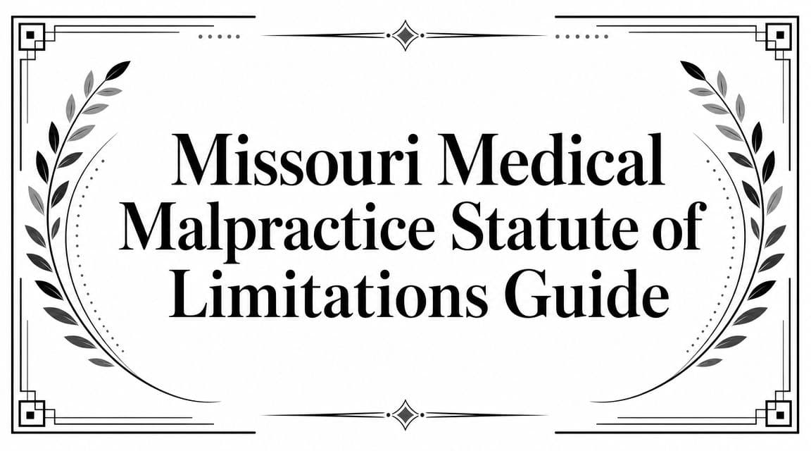 Missouri Medical Malpractice Statute of Limitations Guide