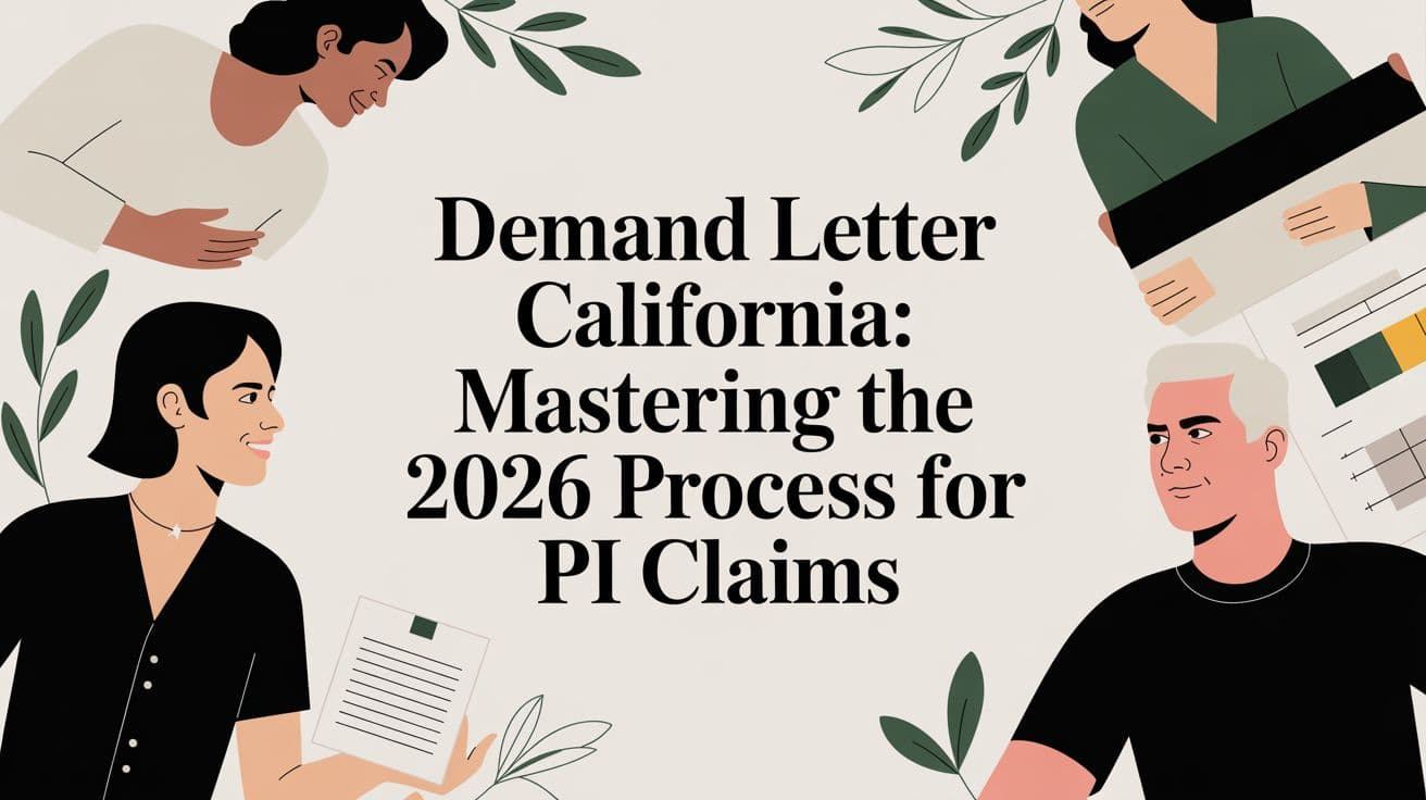 Demand Letter California: Mastering the 2026 Process for PI Claims