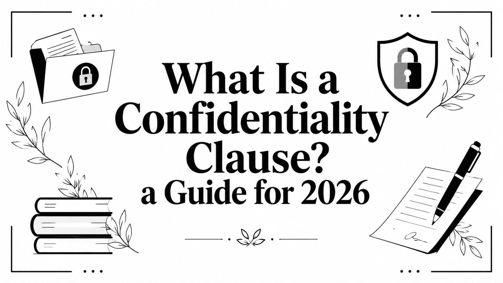 What Is a Confidentiality Clause? a Guide for 2026