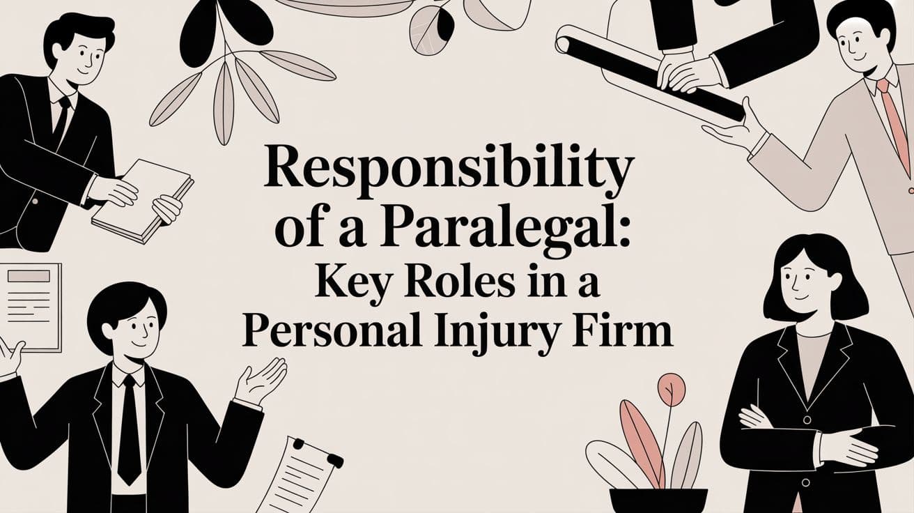 Responsibility of a paralegal: Key Roles in a Personal Injury Firm