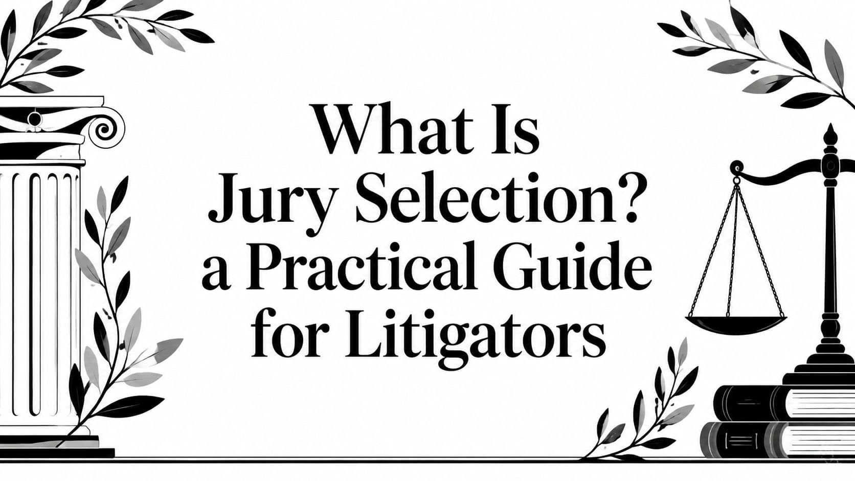 What Is Jury Selection? a Practical Guide for Litigators