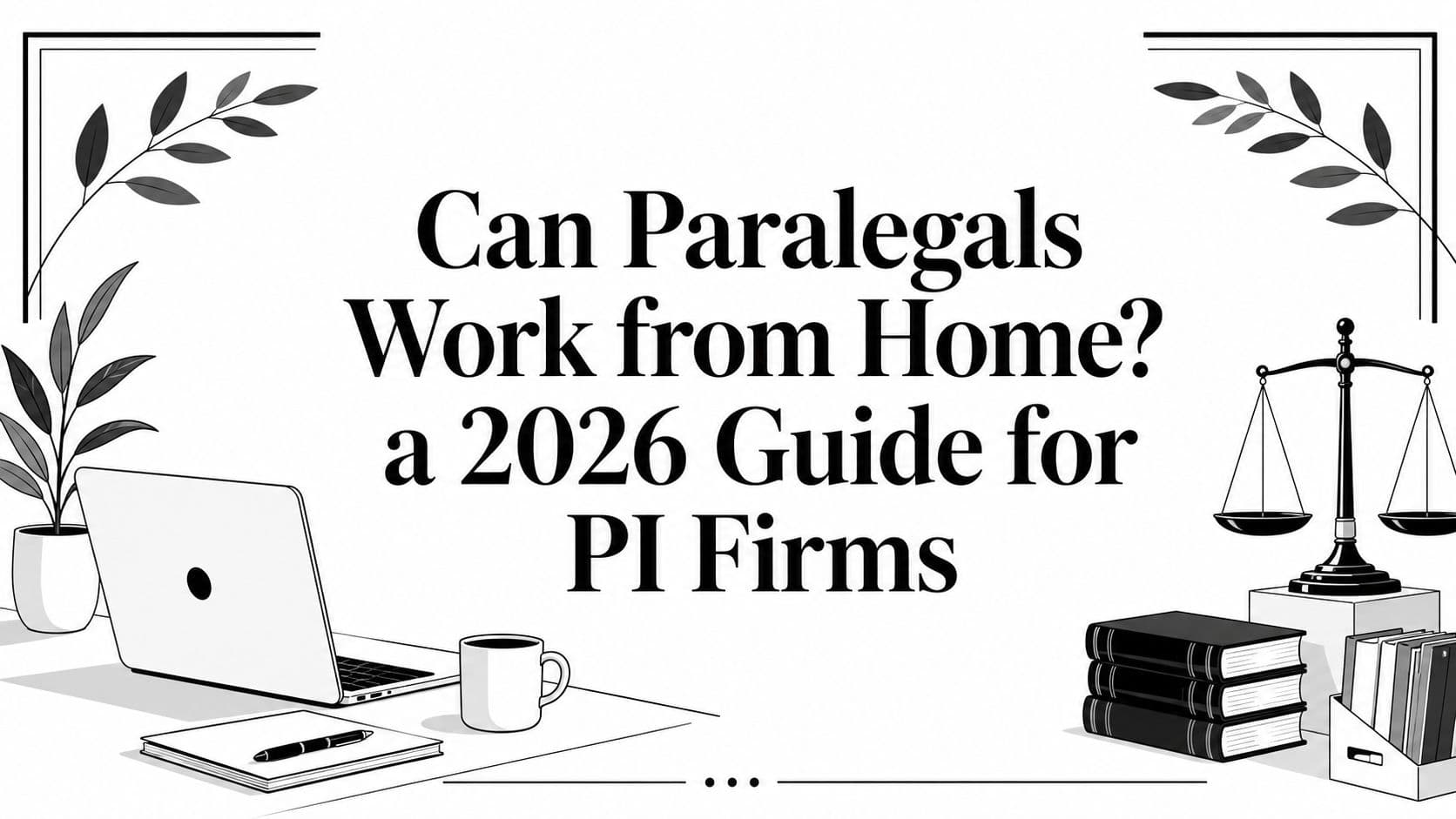 Can Paralegals Work from Home? a 2026 Guide for PI Firms