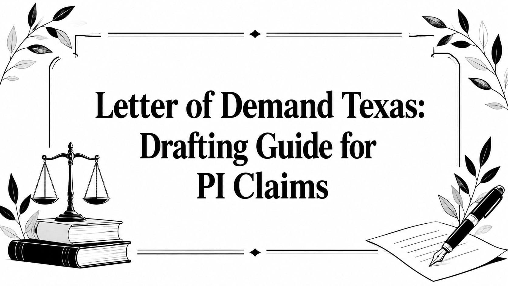 Letter of Demand Texas: Drafting Guide for PI Claims