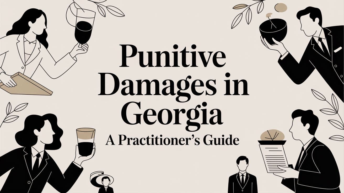 Punitive Damages in Georgia A Practitioner's Guide
