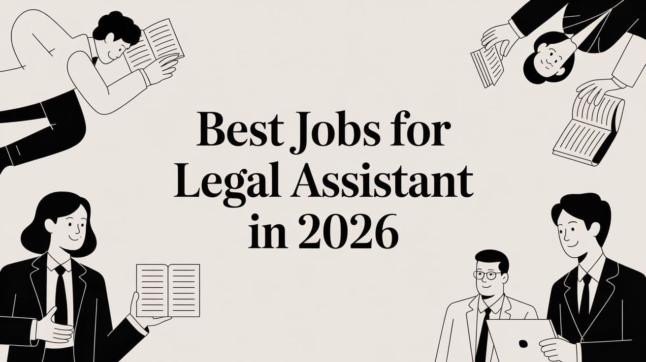 Best Jobs for Legal Assistant in 2026