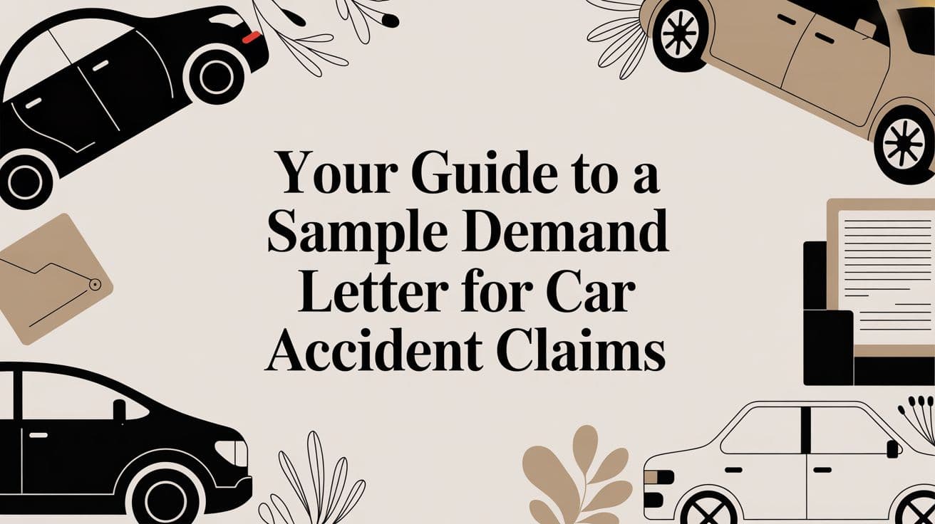 Your Guide to a Sample Demand Letter for Car Accident Claims