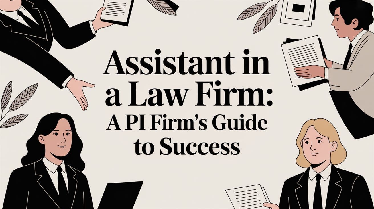 Assistant in a Law Firm: A PI Firm's Guide to Success