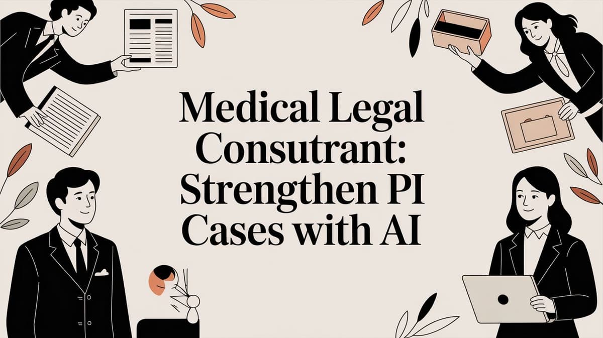 Ares - Medical Legal Consultant: Strengthen PI Cases with AI